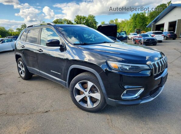 1C4PJMDX0KD441018 2019 JEEP CHEROKEE Black წინა სალონის ხედი