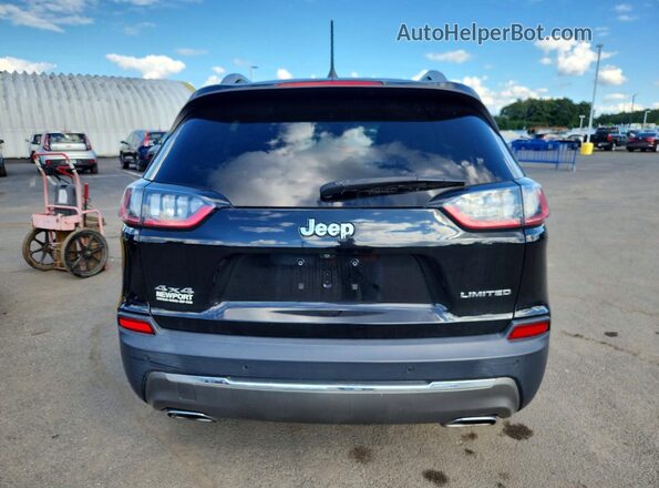 1C4PJMDX0KD441018 2019 JEEP CHEROKEE Black უკანა სავარძლების ხედი