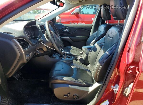 1C4PJMDX0LD621262 2020 JEEP CHEROKEE Burgundy Front interior view