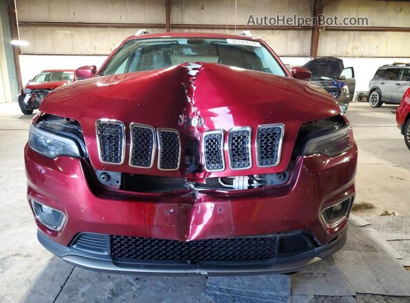 1C4PJMDX0LD621262 2020 JEEP CHEROKEE Burgundy Front view