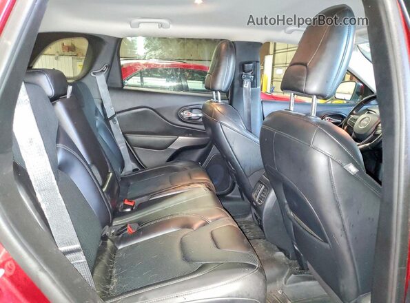 1C4PJMDX0LD621262 2020 JEEP CHEROKEE Burgundy Rear interior view