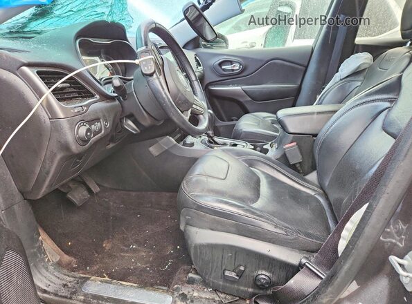 1C4PJMDX1KD236405 2019 JEEP CHEROKEE Черный Вид салона спереди