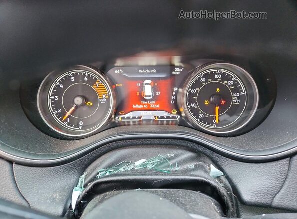 1C4PJMDX1KD236405 2019 JEEP CHEROKEE Черный Вид щитка приборов