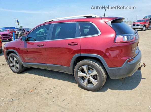 1C4PJMDX1KD347472 2019 JEEP CHEROKEE Burgundy Rear left