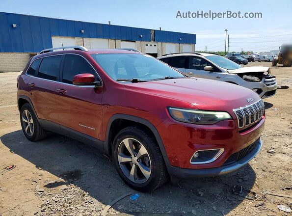 1C4PJMDX1KD347472 2019 JEEP CHEROKEE Burgundy Front right