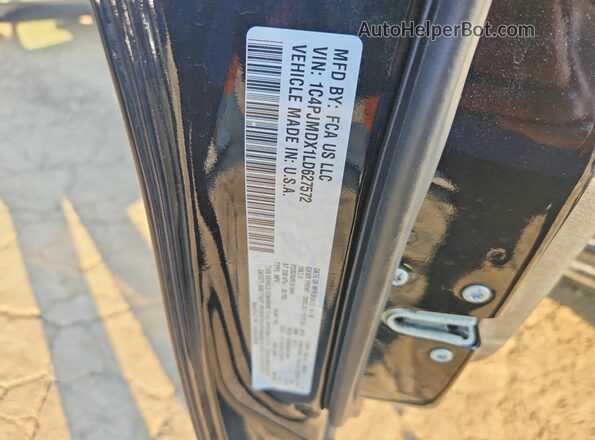 1C4PJMDX1LD627572 2020 JEEP CHEROKEE Black Вид підкапотного простору