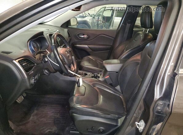 1C4PJMDX2KD133591 2019 JEEP CHEROKEE Gray Widok wnętrza z przodu