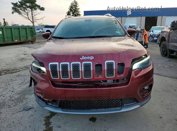 1C4PJMDX2KD236591 2019 JEEP CHEROKEE Красный Вид спереди