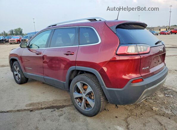 1C4PJMDX2KD236591 2019 JEEP CHEROKEE Красный Задняя левая четверть