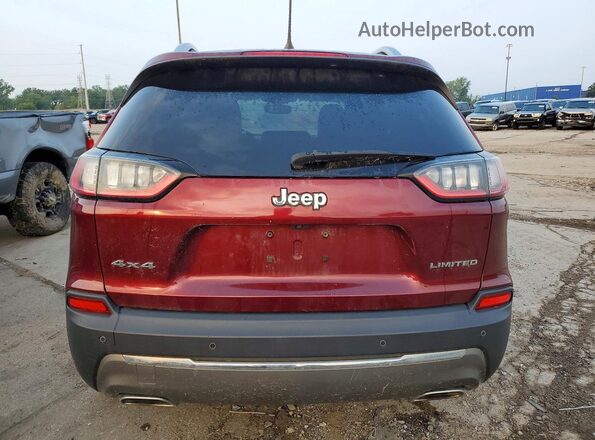 1C4PJMDX2KD236591 2019 JEEP CHEROKEE Красный Вид сзади