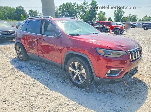1C4PJMDX2KD252418 2019 JEEP CHEROKEE Burgundy Przód prawy