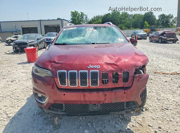 1C4PJMDX2KD252418 2019 JEEP CHEROKEE Burgundy Widok z przodu