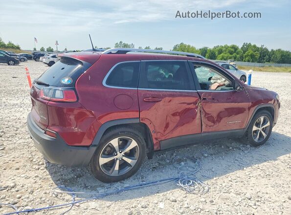 1C4PJMDX2KD252418 2019 JEEP CHEROKEE Burgundy Tył prawy