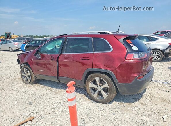 1C4PJMDX2KD252418 2019 JEEP CHEROKEE Burgundy Tył lewy