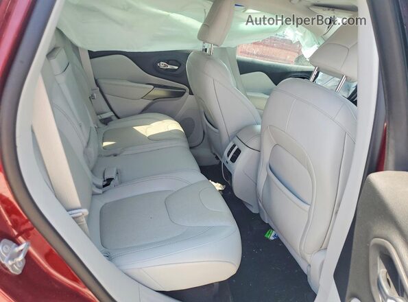 1C4PJMDX2KD252418 2019 JEEP CHEROKEE Burgundy Widok wnętrza z tyłu