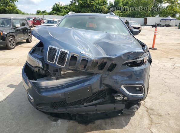 1C4PJMDX2KD415018 2019 JEEP CHEROKEE Blue Widok z przodu