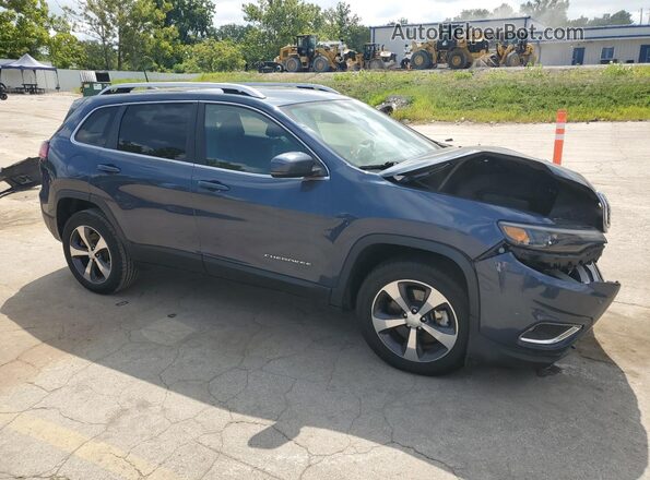 1C4PJMDX2KD415018 2019 JEEP CHEROKEE Blue Przód prawy
