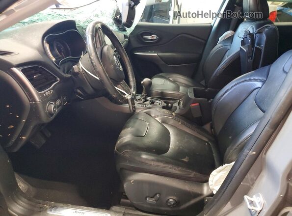 1C4PJMDX2LD630299 2020 JEEP CHEROKEE Gray წინა სალონის ხედი