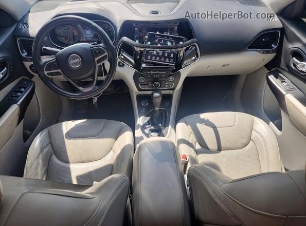1C4PJMDX3KD344069 2019 JEEP CHEROKEE White Widok deski rozdzielczej