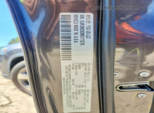 1C4PJMDX3MD171270 2021 JEEP CHEROKEE Gray Widok wnętrza 360 stopni