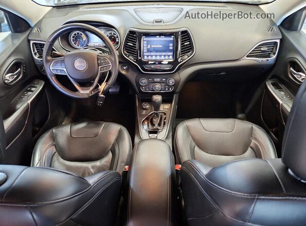 1C4PJMDX4KD317043 2019 JEEP CHEROKEE Зеленый Вид панели приборов