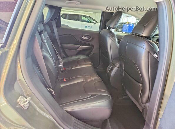 1C4PJMDX4KD317043 2019 JEEP CHEROKEE Зеленый Вид задней части салона