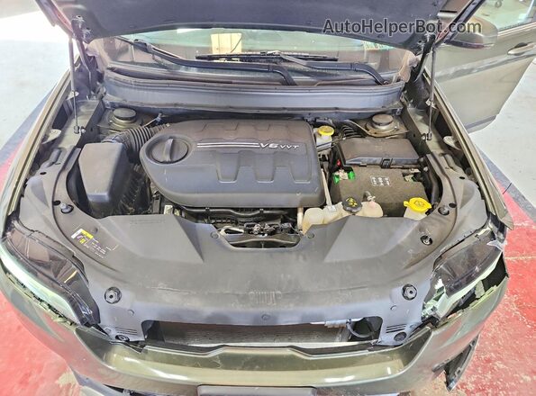 1C4PJMDX4KD317043 2019 JEEP CHEROKEE Зеленый Вид подкапотного пространства