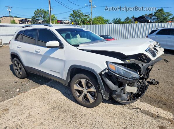 1C4PJMDX4KD345473 2019 JEEP CHEROKEE Белый Передняя правая четверть