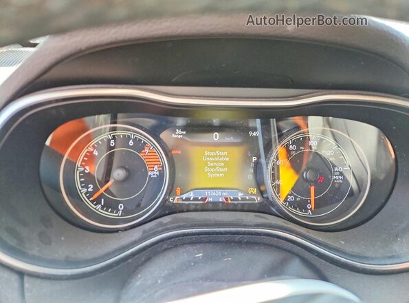 1C4PJMDX4KD345473 2019 JEEP CHEROKEE Белый Вид щитка приборов