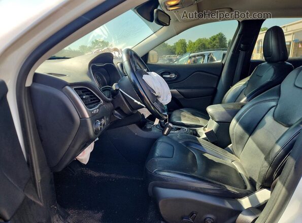 1C4PJMDX4KD345473 2019 JEEP CHEROKEE Белый Вид салона спереди