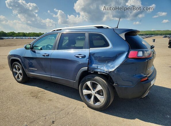 1C4PJMDX4KD394088 2019 JEEP CHEROKEE Синий Задняя левая четверть