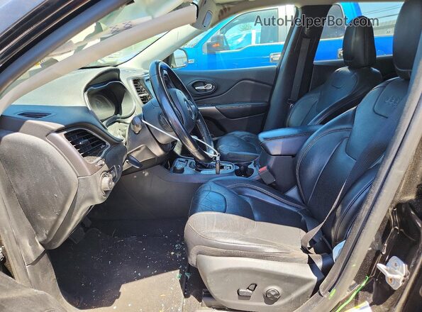 1C4PJMDX4KD446142 2019 JEEP CHEROKEE Black Вид салону спереду