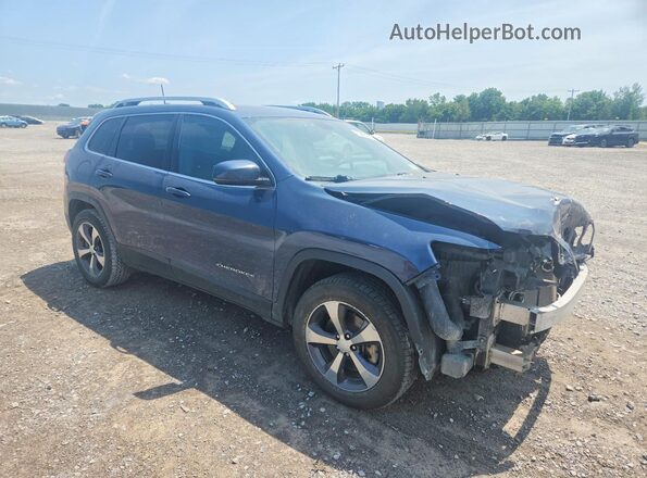 1C4PJMDX4LD509497 2020 JEEP CHEROKEE Синий Передняя правая четверть