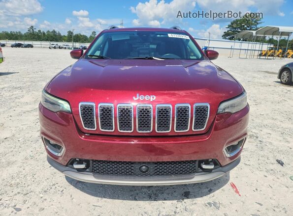 1C4PJMDX4MD137953 2021 JEEP CHEROKEE Красный Вид спереди