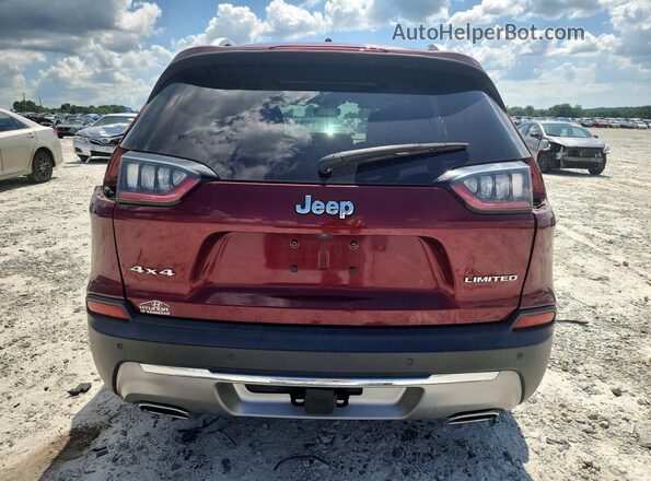 1C4PJMDX4MD137953 2021 JEEP CHEROKEE Красный Вид сзади