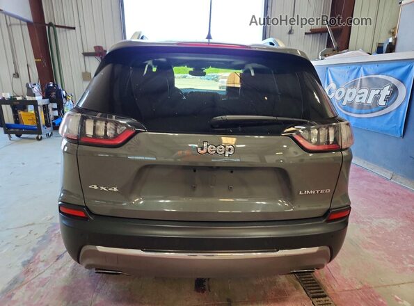 1C4PJMDX4MD176283 2021 JEEP CHEROKEE Silver Widok z tyłu