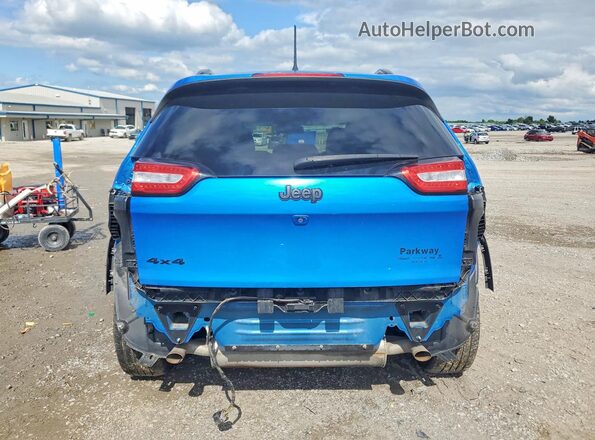 1C4PJMDX5JD541629 2018 JEEP CHEROKEE Blue Вид ззаду