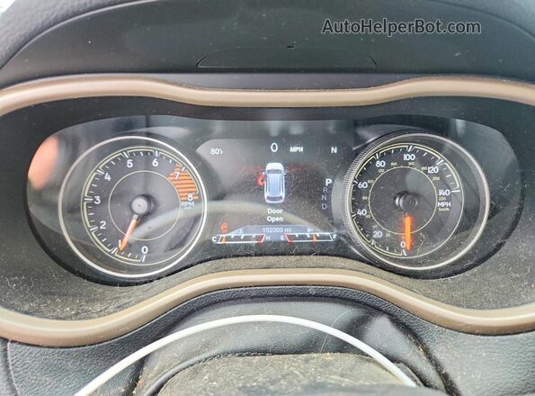 1C4PJMDX5JD541629 2018 JEEP CHEROKEE Blue Вид щитка приладів