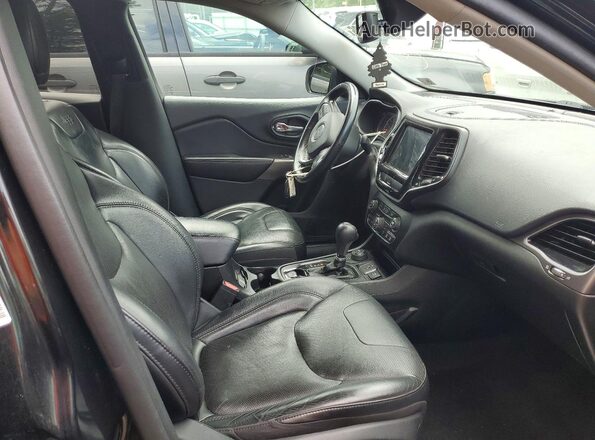 1C4PJMDX5KD303619 2019 JEEP CHEROKEE Black Widok wnętrza z przodu