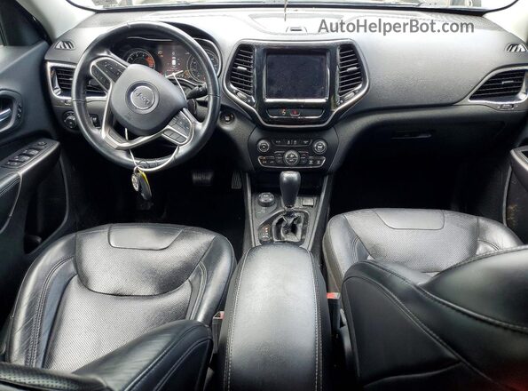 1C4PJMDX5KD303619 2019 JEEP CHEROKEE Black Widok deski rozdzielczej