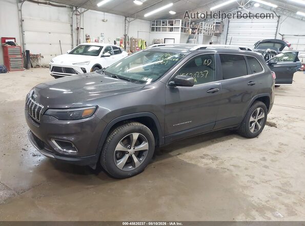 1C4PJMDX5KD310490 2019 JEEP CHEROKEE Gray წინა მარცხენა ხედი სამი მეოთხედიდან