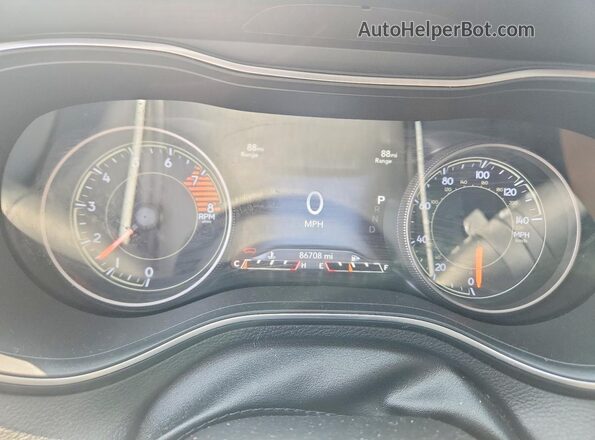 1C4PJMDX5KD405163 2019 JEEP CHEROKEE Черный Вид щитка приборов