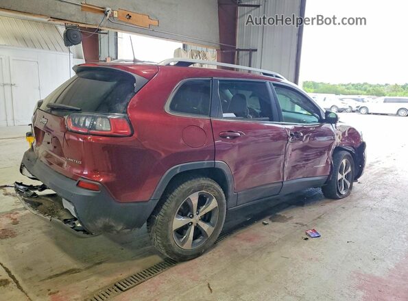 1C4PJMDX6KD136736 2019 JEEP CHEROKEE Burgundy Trasero derecho