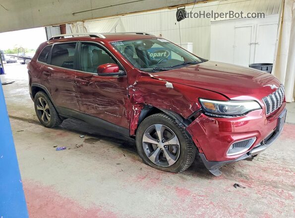 1C4PJMDX6KD136736 2019 JEEP CHEROKEE Burgundy Delantero derecho