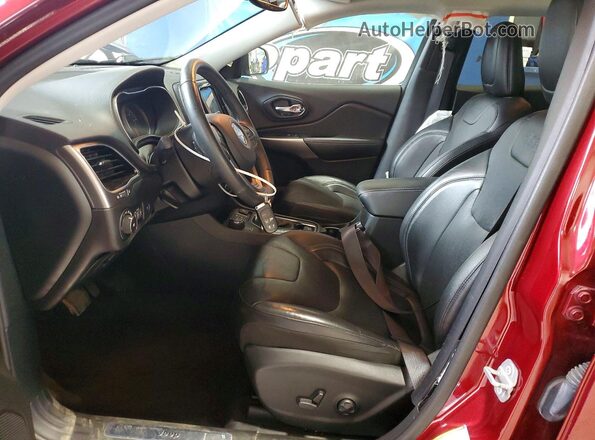 1C4PJMDX6KD136736 2019 JEEP CHEROKEE Burgundy Vista interior delantera
