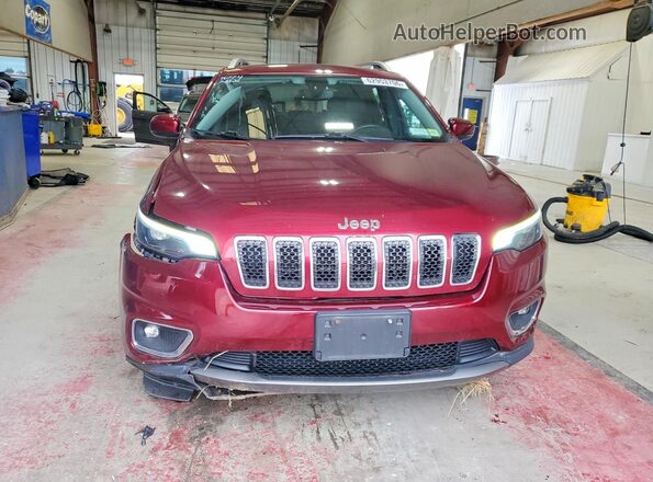1C4PJMDX6KD136736 2019 JEEP CHEROKEE Burgundy Vista frontal
