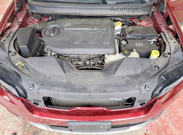 1C4PJMDX6KD136736 2019 JEEP CHEROKEE Burgundy Vista interior trasera