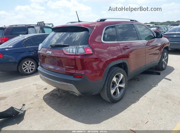 1C4PJMDX6KD435353 2019 JEEP CHEROKEE Red Tył prawy