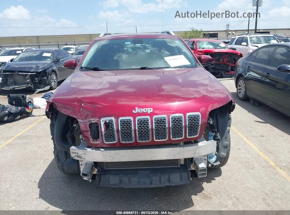 1C4PJMDX6KD435353 2019 JEEP CHEROKEE Red Widok wnętrza z tyłu