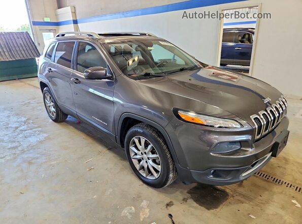 1C4PJMDX7JD610272 2018 JEEP CHEROKEE Gray Front right